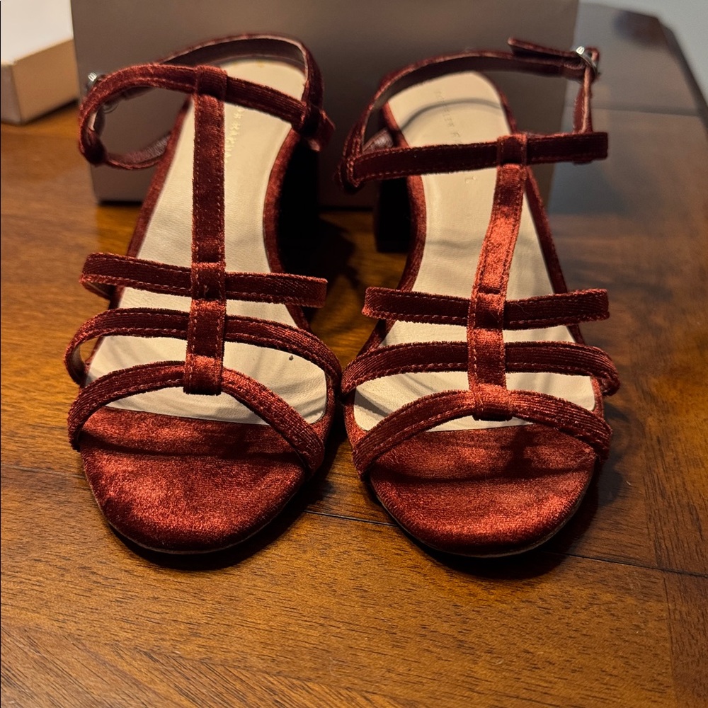 Loeffler Randall Velvet Sandal | NEW